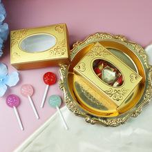 透明喜糖盒巧克力糖果盒伴手礼包PVC包装盒糖果礼盒结婚回礼糖盒