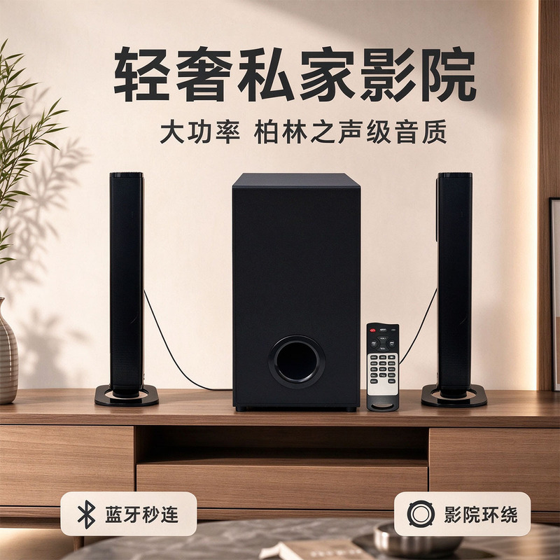 Cross-border soundbar speaker Bluetooth home theater high-power subwoofer audio system direct from manufacturer Cross-border soundbar speaker Bluetooth home theater high-power subwoofer audio system direct from manufacturer