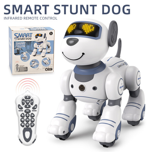 Cross-border children's smart robotic dog multi-functional programmable stunt remote control dog touch interactive electric pet toy