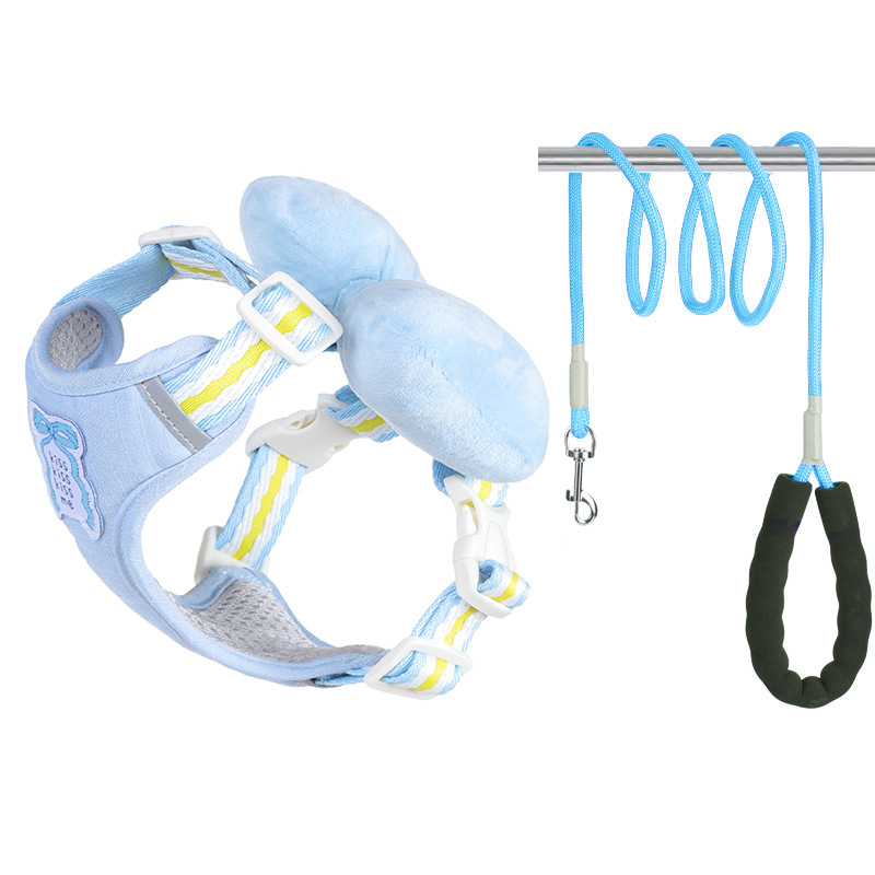 파란색 가슴과 등 + 새로운 파란색 둥근 밧줄(73가지 스타일)(73가지 스타일)