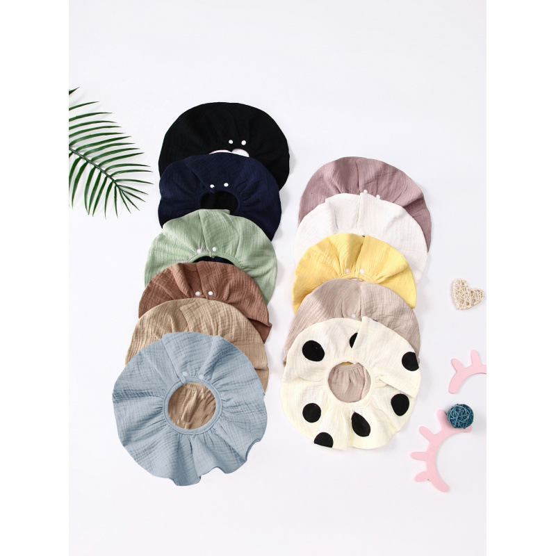 Baby Saliva Towel Type a Pure Cotton Petal Scandinavian Export Korean Version for Girls Autumn and Winter Large Size Baby Girl 1 Year Old Waterproof Baby Saliva Towel Type a Pure Cotton Petal Scandinavian Export Korean Version for Girls Autumn and Winter Large Size Baby Girl 1 Year Old Waterproof