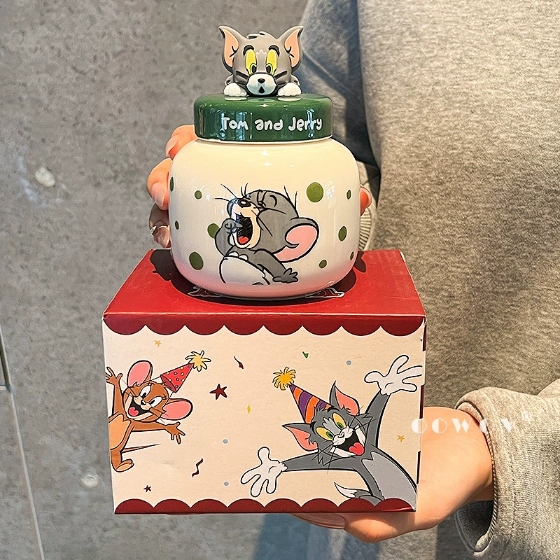 Кружка Tom and Jerry, совместный бренд, новая женская стильная кружка для дома, чашка для кофе, подарок на день рождения для пары