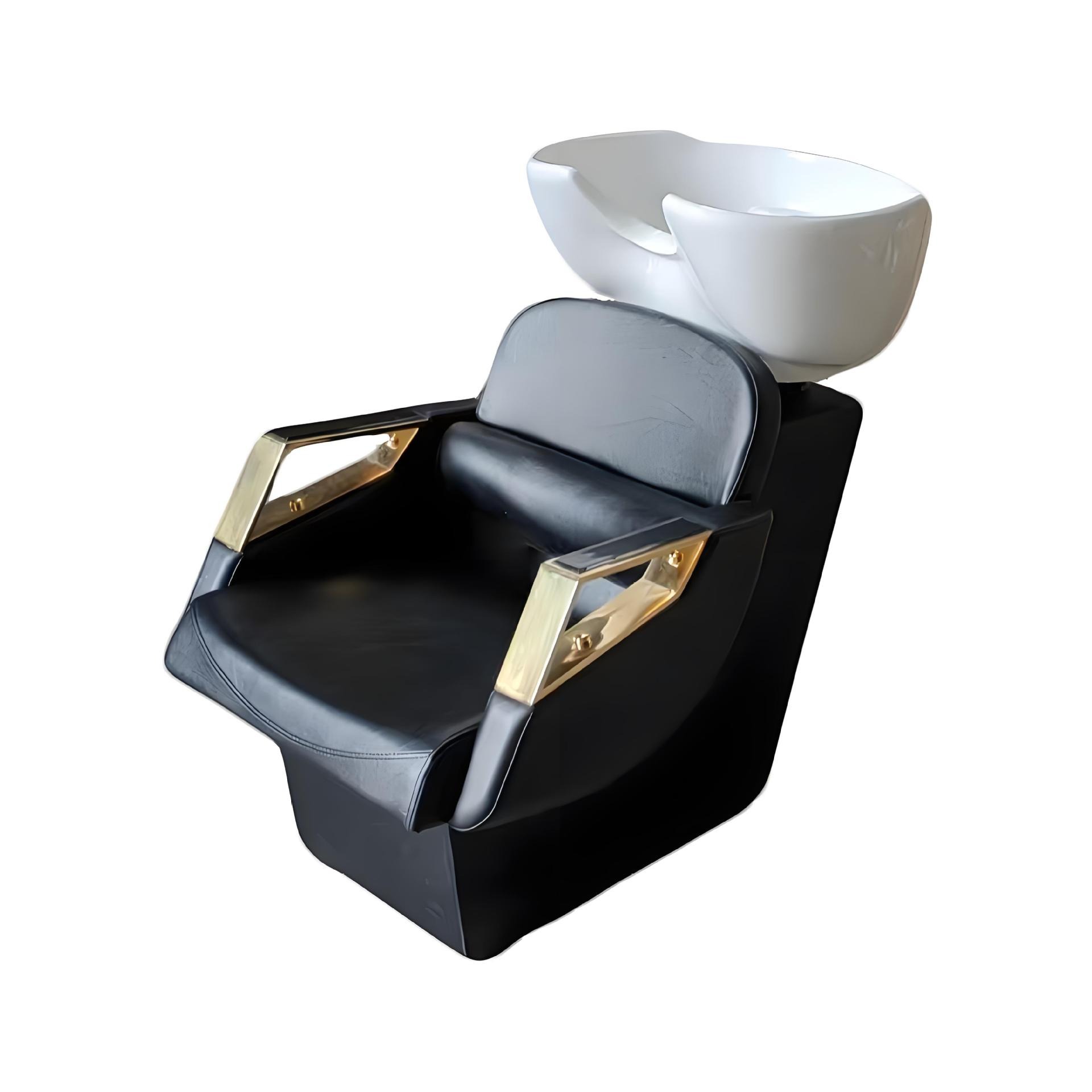 Transfronterizos asiento cama de lavado de cabello salón de cabello de lavado de cabello con reposabrazos fábrica de silla de lavado de cabello mayorista image 2