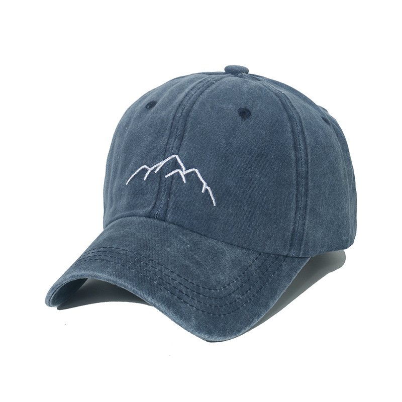 Unisex Fashion Mountain Embroidery Curved Eaves Baseball Cap display picture 5