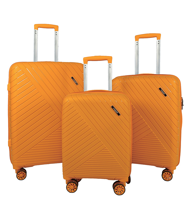 Maleta de embarque Caja madre de PP multifuncional femenina de 18 pulgadas Caja de contraseña a prueba de explosiones de tres piezas para estudiantes varones de alto valor