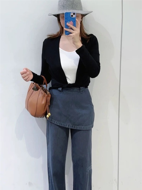 跨境女包2025新款时尚大容量托特包深棕黄色吊带串珠手提斜挎包女|undefined