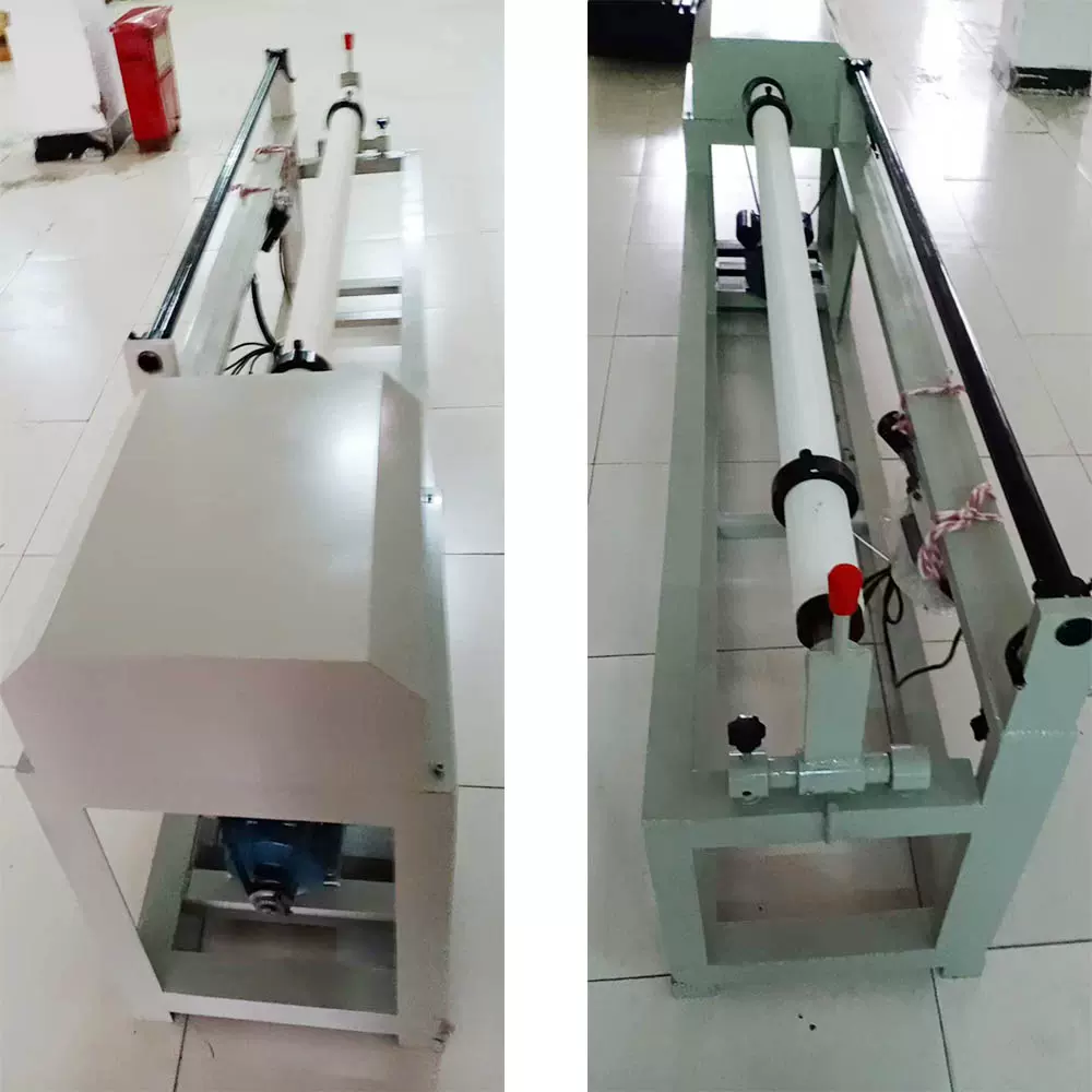 手动纸管分切机简易分割纸管机器圆刀同步旋转纸管裁断机