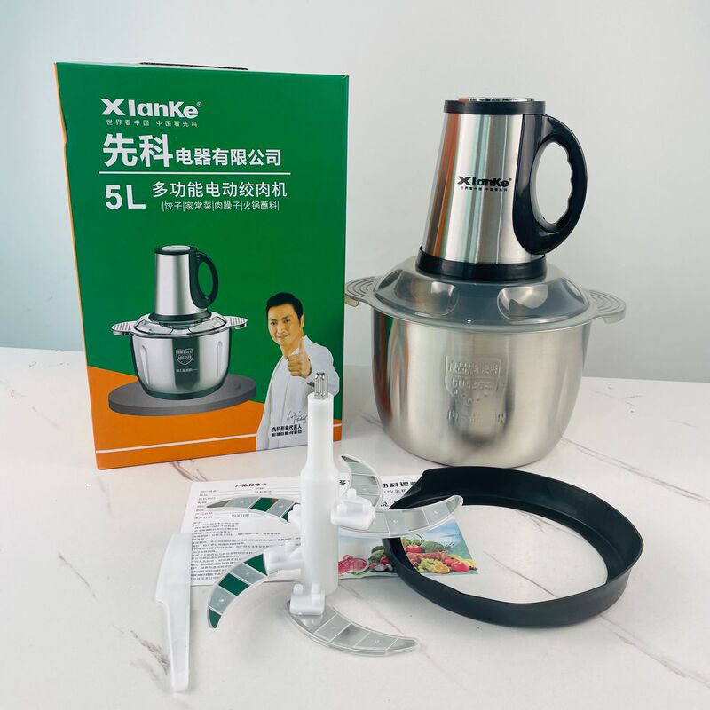 Xianke 大容量ステンレス鋼電気調理機ブレンダー餃子充填機家庭用肉グラインダーサポート外国貿易卸売|undefined