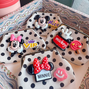 Three-Dimensional Little Mouse Buckle Coin Purse Key Bag Clutch Bag Girly Heart Mini Student Coin Bag Coin Bag