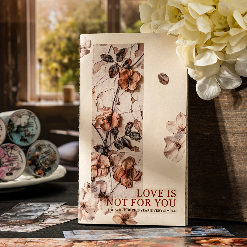 Ketchup Girl Flower Theme Material Cinta Qihua Man Shadow Series Decoración de flores Collage de cuentas a mano 6 estilos