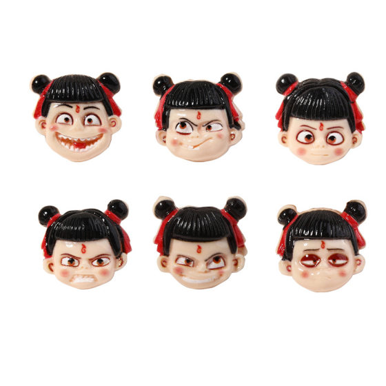 Resin diy accessories cartoon character series cream glue mobile phone case patch refrigerator sticker hair accessories keychain
