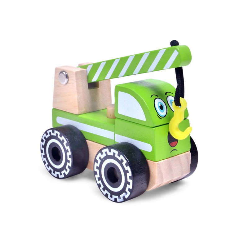Tren eléctrico de madera Thomas transfronterizo, serie de montaje compatible con juguetes de escena, regalo educativo