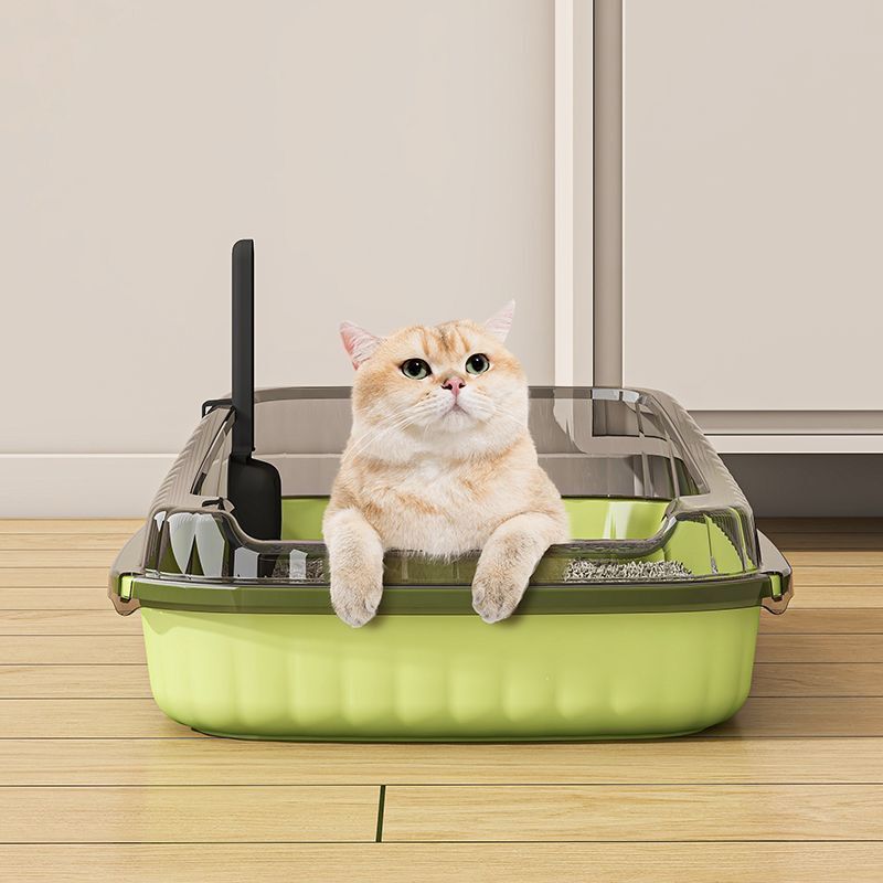 Extra-Large Trash Can, Cat Litter Box, Anti-Splash Litter Box, Cat Supplies, Enclosed Cat Toilet, Trash Can, Anti-Odor