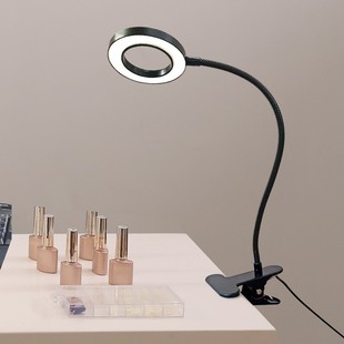 Ring Clip Lamp, Flexible Gooseneck Lamp, Multifunctional Lamp, Mobile Phone Live Broadcast Fill Light, Stepless Adjustable Desktop Rotating Led Lamp