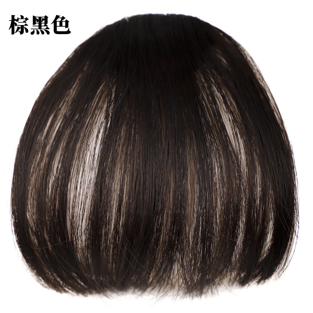 Air en stock peluca de frangea para dama en la parte superior de la frente natural invisible peluca de frangea