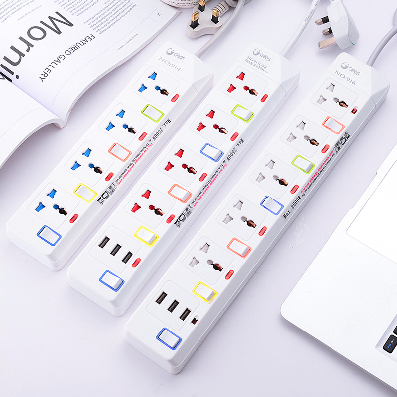 Universal Socket Mexico Philippines Socket USB Vietnam Thailand Power Strip Mongolia Europe America Power Strip Cambodia