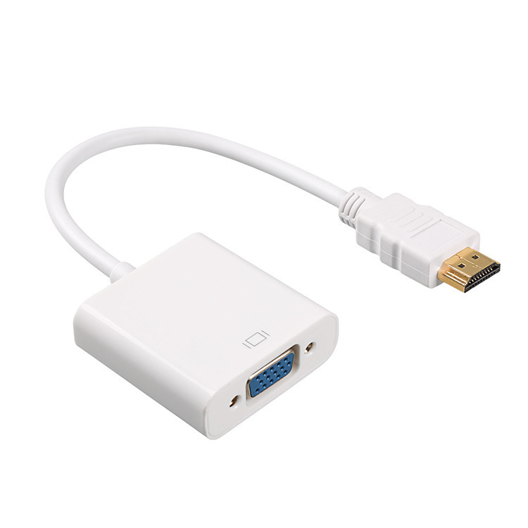 Cable adaptador HDMI a VGA con adaptador HD 1080P para portátil con alimentación de audio convertidor HDMI/vga