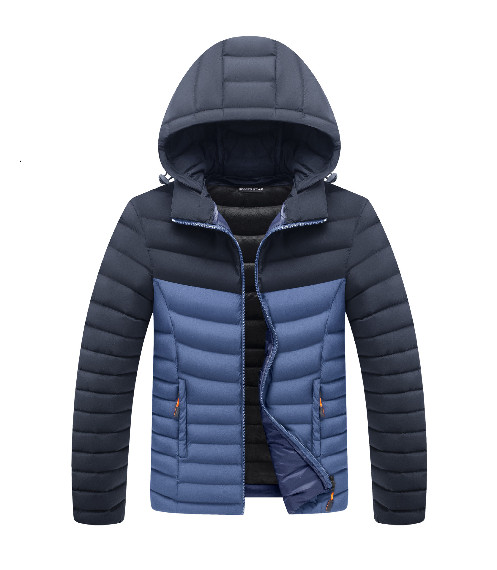 Abrigo de algodón acolchado abrigo de los hombres invierno 2023 ropa de algodón estilo coreano guapo engrosado forrado de lana abrigo de algodón acolchado de moda Comercio exterior abrigo de algodón acolchado