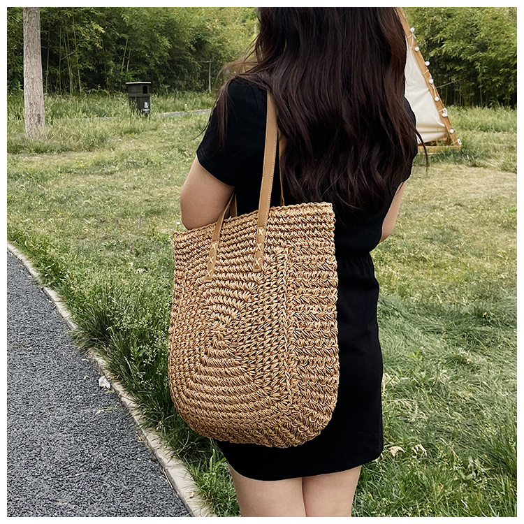 Women's Large All Seasons Straw Streetwear Straw Bag display picture 4