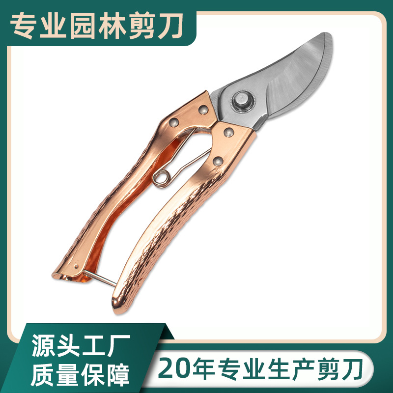 不锈钢鸟嘴粗枝剪园林修枝剪园艺采摘稀果剪园林剪刀工具厂家批发