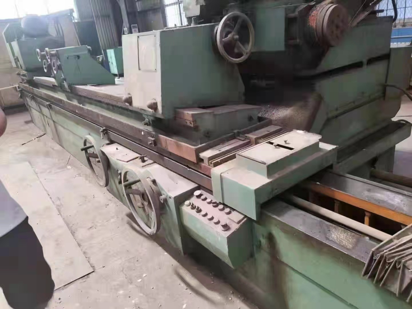 出售二手上海M1463-4000-H万能外圆磨床二手4米外圆磨二手磨床