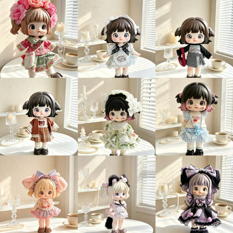 Doll Clothes Collection】Nommi Nomi's Forest Country Series Five-Joint Movable Doll Blind Box Doll Clothes Set Doll Clothes Collection】Nommi Nomi's Forest Country Series Five-Joint Movable Doll Blind Box Doll Clothes Set