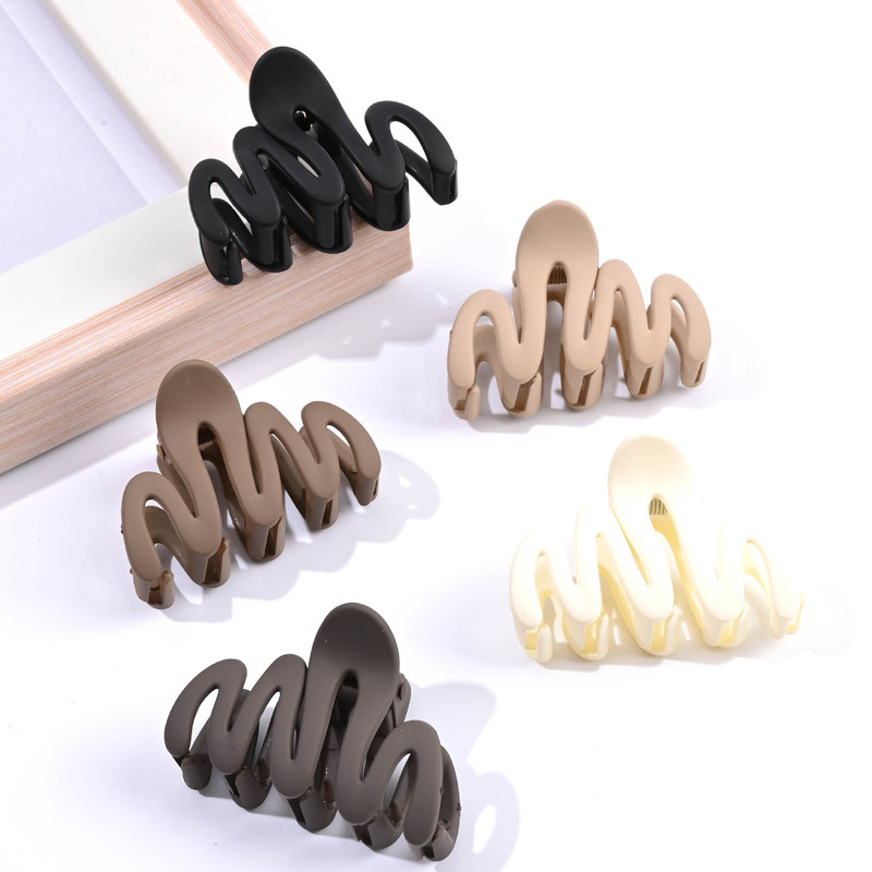 4.5cm Medium Shaped Design Sense Niche Female Back of Head Half Tie Hair Grab New All-match Cross-border Hair Accessories Supply 4.5cm Medium Shaped Design Sense Niche Female Back of Head Half Tie Hair Grab New All-match Cross-border Hair Accessories Supply