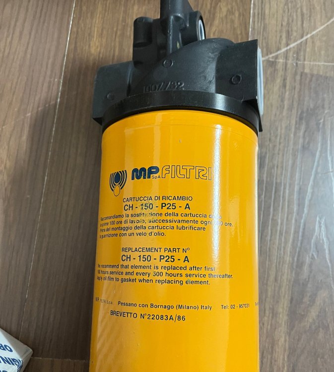意大利MP FILTRI翡翠回油滤芯MF1002M25NBP01