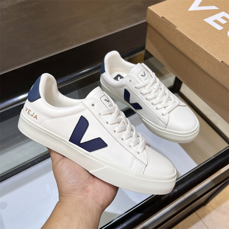 Serie V CAMPO zapatos blancos zapatos de skate para hombres y mujeres zapatos casuales de pareja franceses zapatos deportivos de otoño y verano