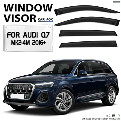 Rain shield — for AUDI Q7 Window rain - standard-packaging-without-logo-audi-q7-mk2-4m-2016-2025-plexiglas-no-bright-strips-window-rain-shield