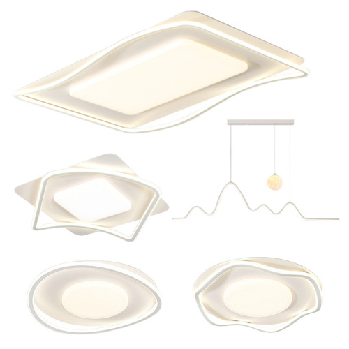 Living room lamp modern and simple  new style atmospheric chandelier hall main light bedroom eye protection led ceiling lamp