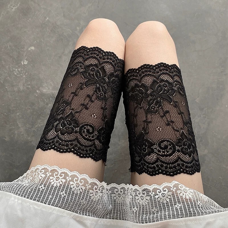 Scar-covering leg sleeves, skin-colored lace knee pads, white leg covers, tattoo-covering knee pads, women's knee sleeves, summer leg wraps Scar-covering leg sleeves, skin-colored lace knee pads, white leg covers, tattoo-covering knee pads, women's knee sleeves, summer leg wraps