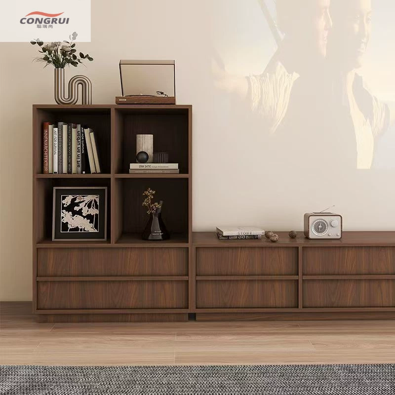 Congruishang антикварный стиль, шкаф для телевизора из цельного дерева, гостиная, домашний боковой шкаф, ящик для хранения, напольный шкаф для хранения, мебель в стиле ретро