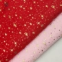 烫金pv绒仿兔毛小星星烫金布