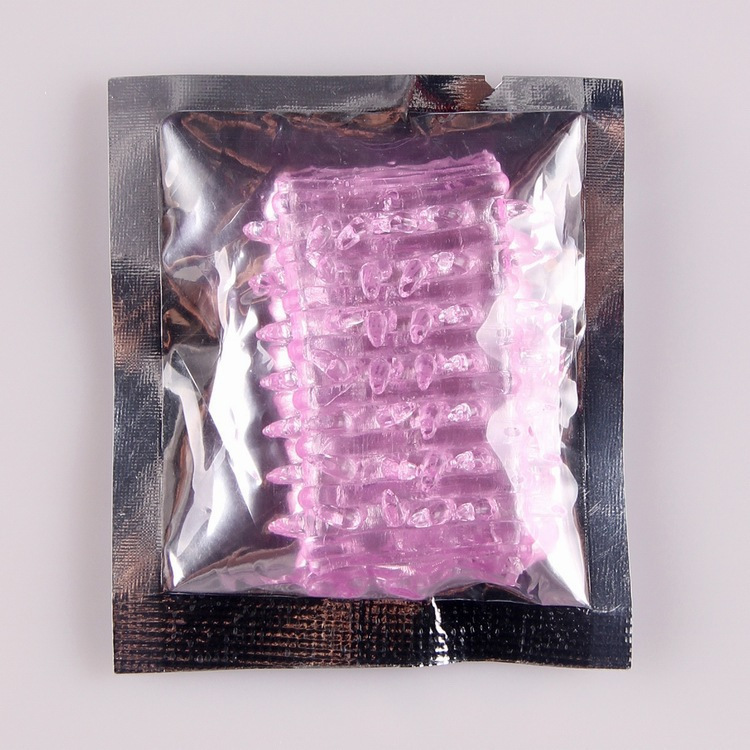 Snowflake Locking Delay Ring Set, 3-Pack TPE Cock Rings, Transparent — detail image 17