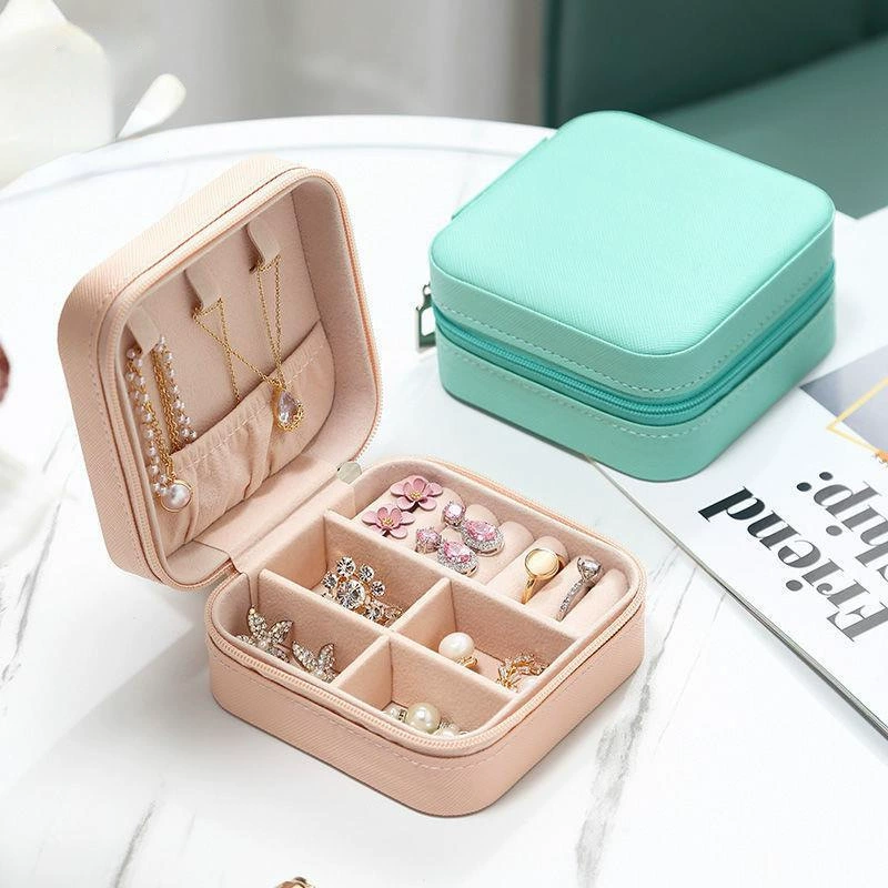 Handheld storage system, earrings for traveling, small ring, accessory, storage box, Korean style