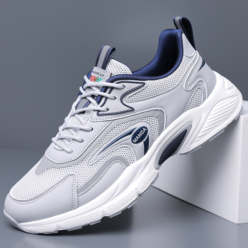 Herren Freizeitschuhe Mit Mesh Und Atmungsaktiver Sohle Sneaker_voghion.com