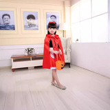 Красная шапочка, костюм, рождественский детский наряд маленькой принцессы, xэллоуин, косплей, выпускной вечер