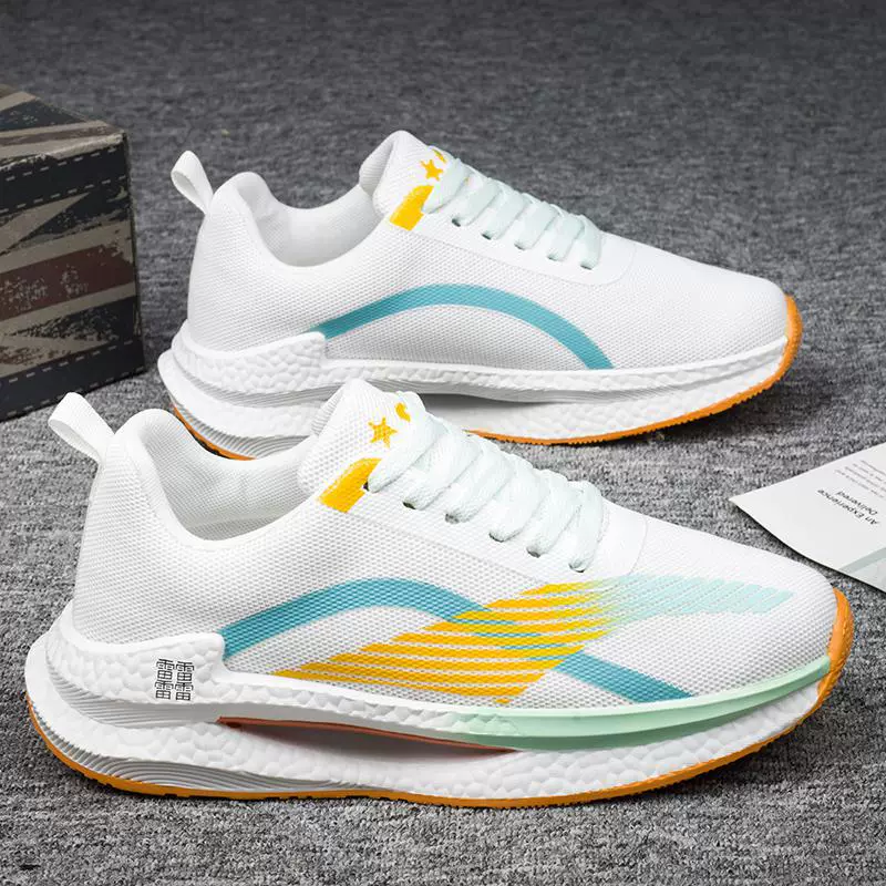 Обувь папы мужская весна новая спортивная обувь мужская повседневная обувь 2024 легкая дышащая беговая обувь мужская сетка лапша оптом