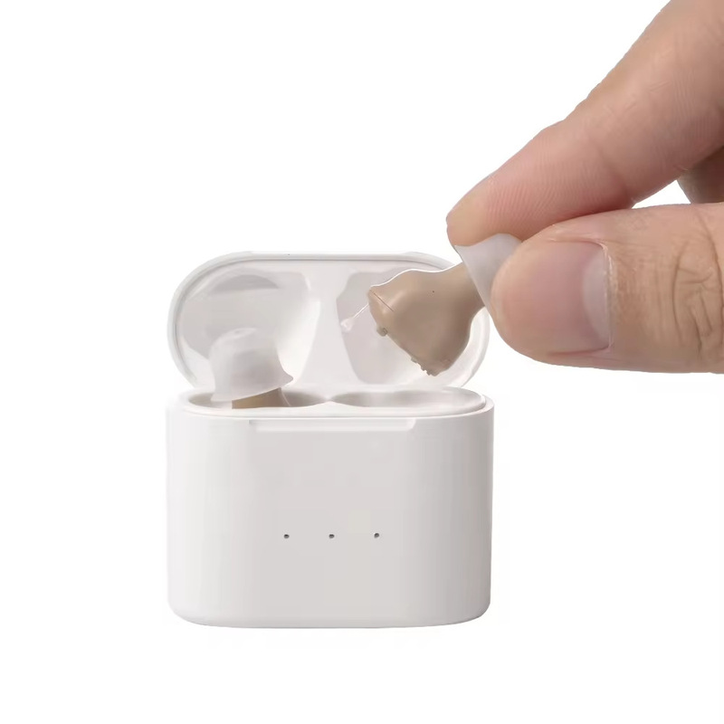 入耳式補聴器充電倉庫聴力補助音声アンプ老人難聴耳背筋クロスボーダー英語19|undefined