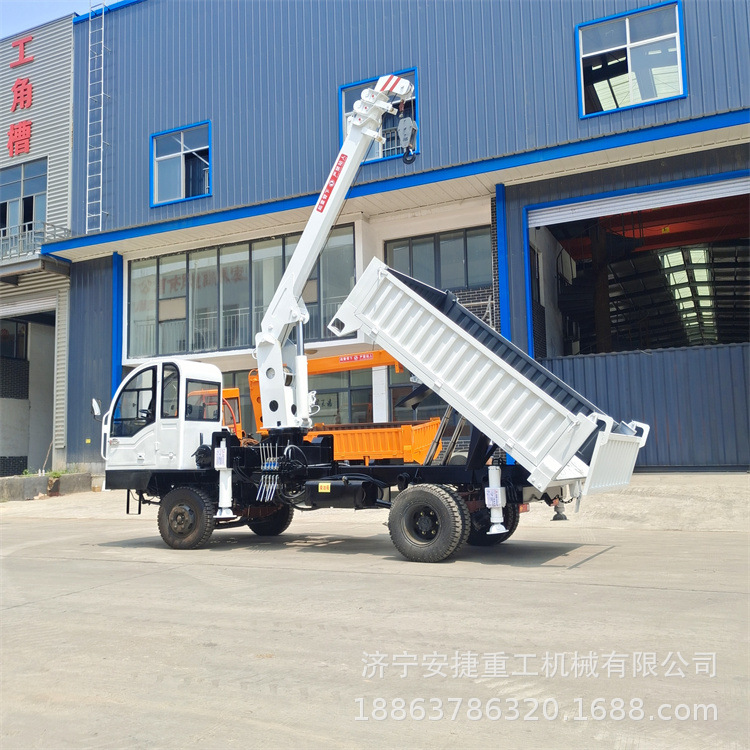 5吨四不像随车吊 液压操纵四不像随车吊 两侧载货设备平板吊