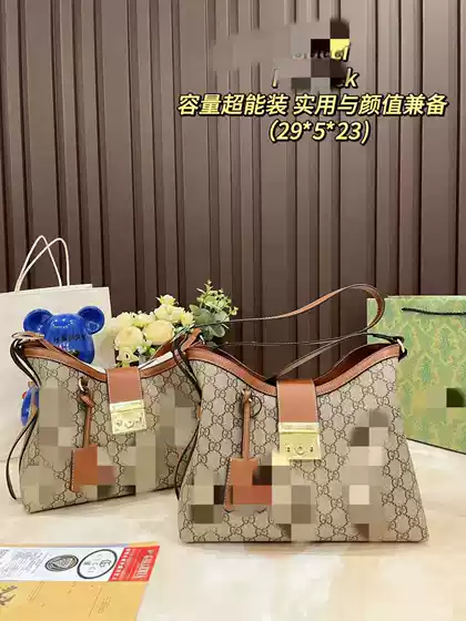 New Trendy Ophidia Series Simple Versatile Single Shoulder Crossbody Bag Niche Style Women's Bag Gujia Old Flower