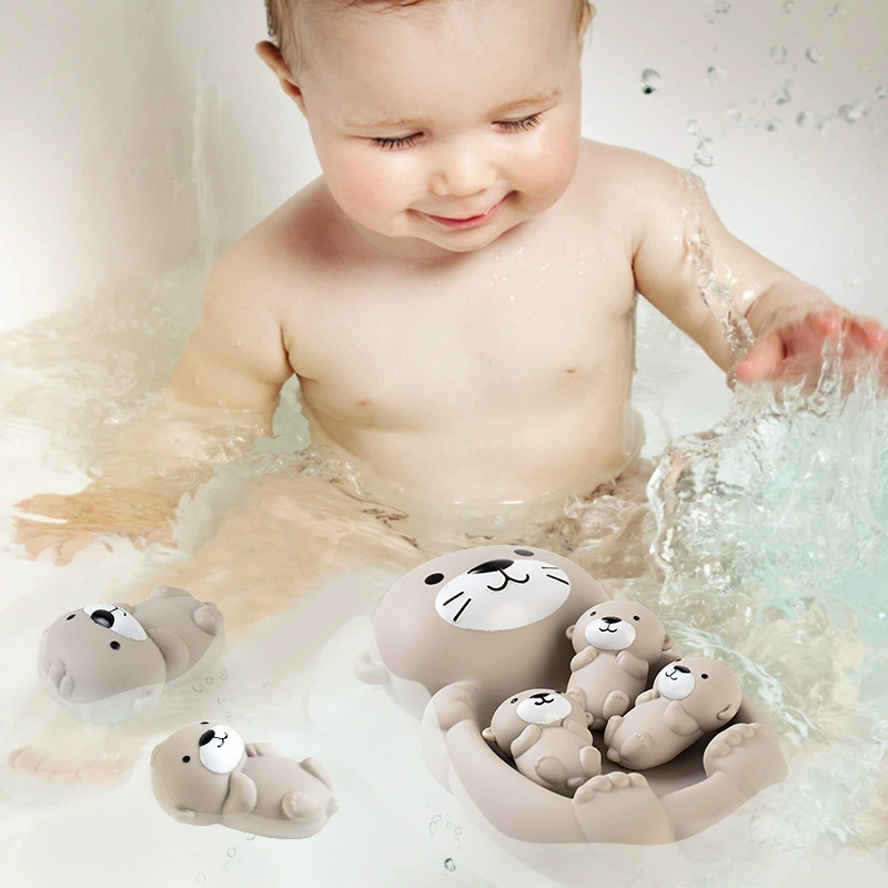 Игрушка для игры в воде, для бассейна и купания детей, для мальчиков и девочек, выдра, можно кусать