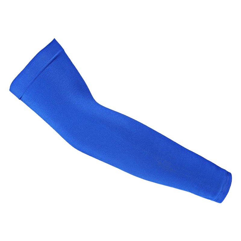 Outdoor Straight Sun Protection Sleeves 3D Pure Color High Elastic Plus Size Sports Arm Guards Quick-Drying Anti-Uv Cycling Ice Sleeves