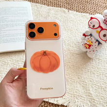 网红南瓜适用苹果17Promax手机壳IP16大孔IMD15Pro简约14个性新款