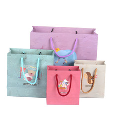 Children's Day Cartoon Animal Gift Bag Paper Bag Cute Creative Handbag Birthday Party Favor Gift Bag