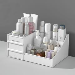 New Europe Drawer-style Makeup Box Dormitory Organization Plastic Storage Rack Cosmetics Skincare Dressing Table Office Storage