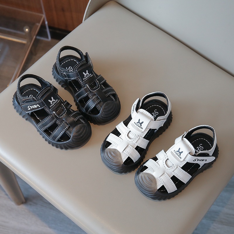 Summer Children's Sandals Breathable Soft Sole Closed Toe Non Slip Ultra Lightweight Stylish Toddler Shoes_voghion.com