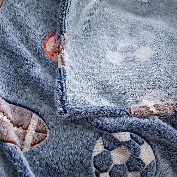 Flannel children's football duvet for kindergarten, (Cross-border trading), Birthday gift