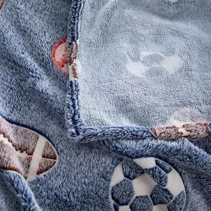 Flannel children's football duvet for kindergarten, (Cross-border trading), Birthday gift